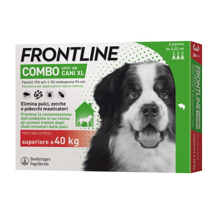 Frontline Combo Cani >40Kg 3 Pipette