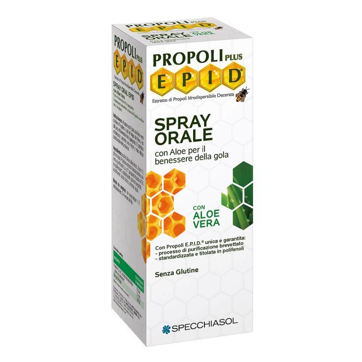 Spray Orale Con Aloe Propoli Plus E.P.I.D.® Specchiasol 15ml