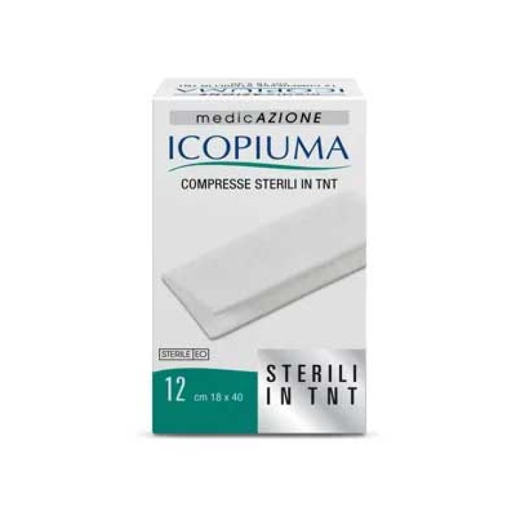 Icopiuma Compresse Sterili In TNT 18x40cm 12Pezzi