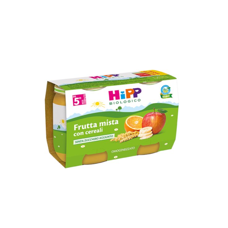 Frutta Mista Con Cereali HiPP Biologico 2x125g