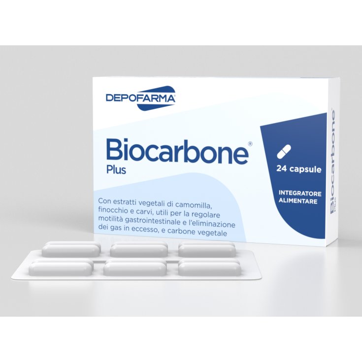 Biocarbone® Plus DEPOFARMA 24 Capsule