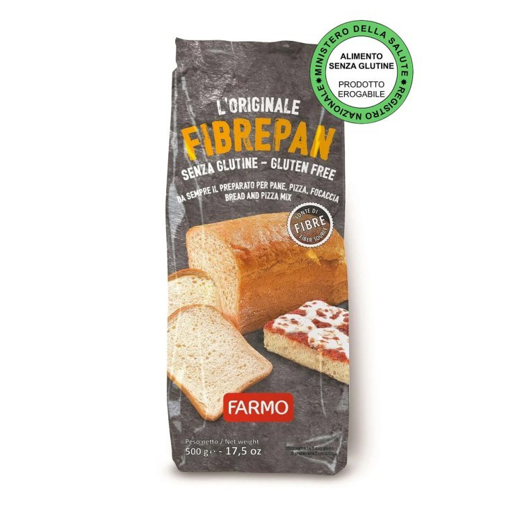 FibrePan Preparato per Pane Pizza Focaccia Farmo 500g