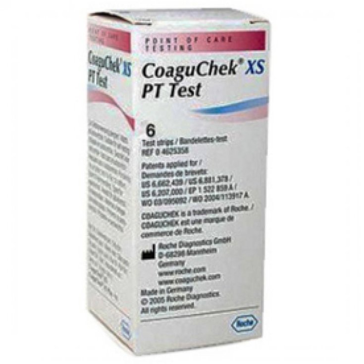 Coaguchek Xs PT Test Roche 6 Strisce Reattive