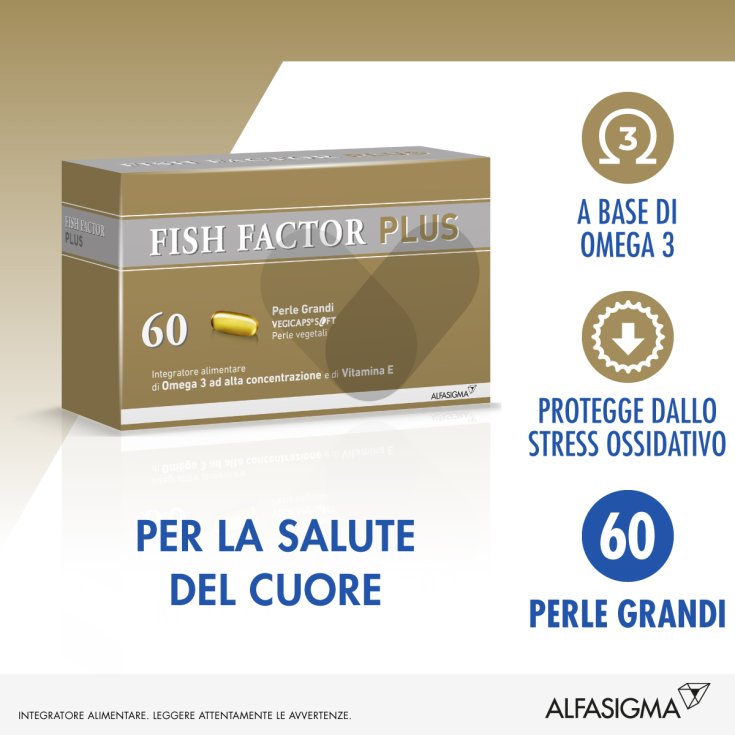 Fish Factor Plus Alfasigma 60 Perle Grandi 