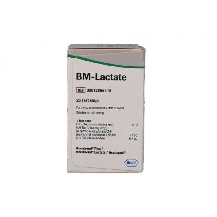 BM-Lactate Per Accutrend Roche Diabetes 25 Strisce Reattive