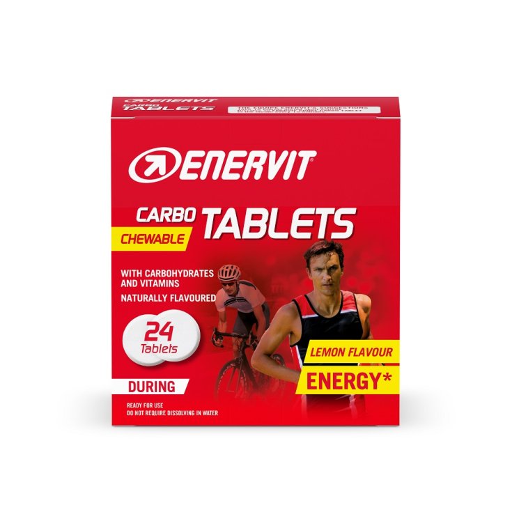 Carbo Tablets Limone Enervit 24 Tavolette