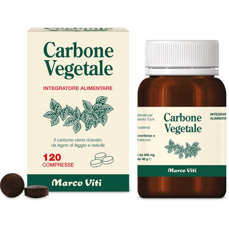 Carbone Vegetale Marco Viti 120 Compresse