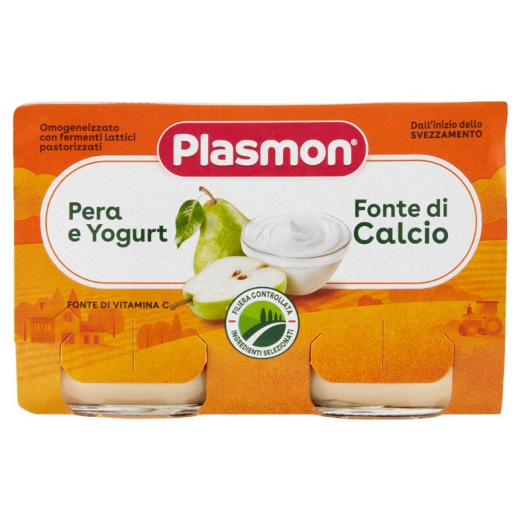 Omogeneizzato Pera E Yogurt Plasmon 2x120g