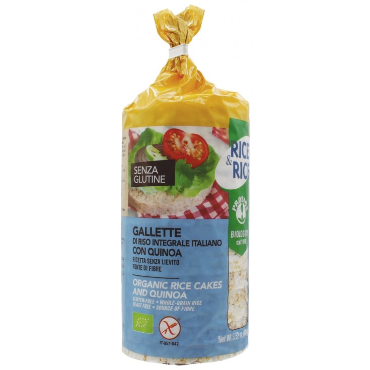 Rice&Rice Gallette Riso Integrale con Quinoa Probios 100g