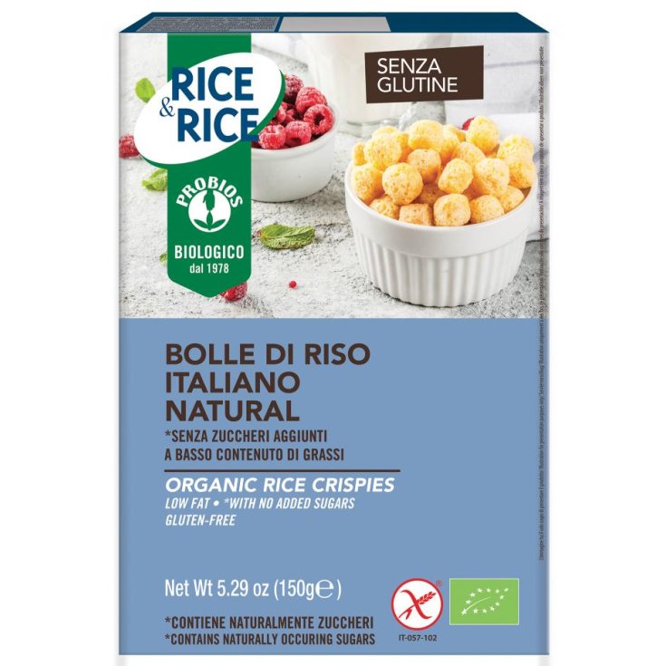 Rice&Rice Bolle Di Riso Italiano Natural Probios 150g