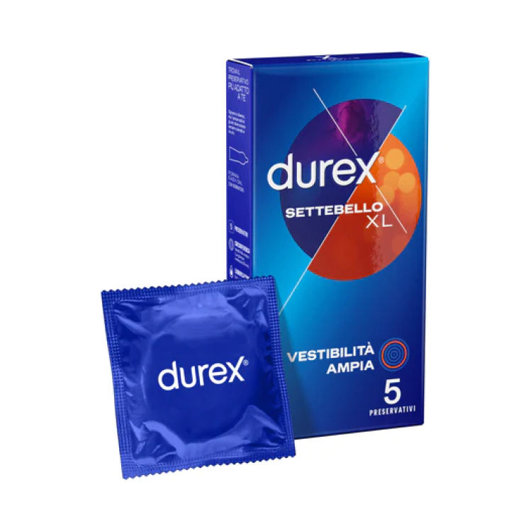 Settebello XL Durex 5 Preservativi