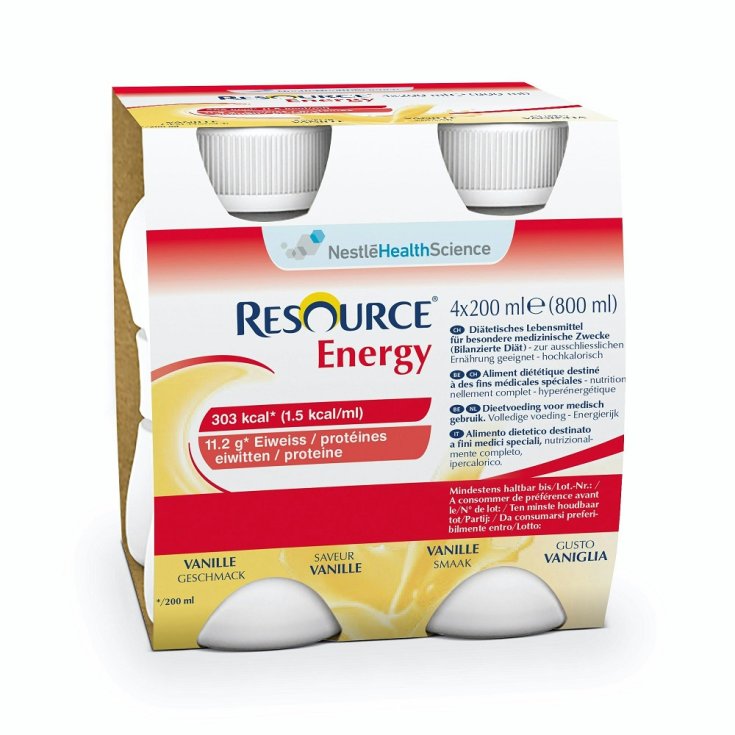 Resource Energy Vaniglia Nestlé Health Science 4x200ml