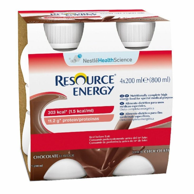 Resource Energy Cioccolato Nestlé Health Science 4x200ml