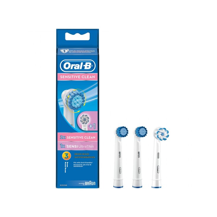 Oral-B® Sensitive Clean Testine Di Ricambio 3 Pezzi