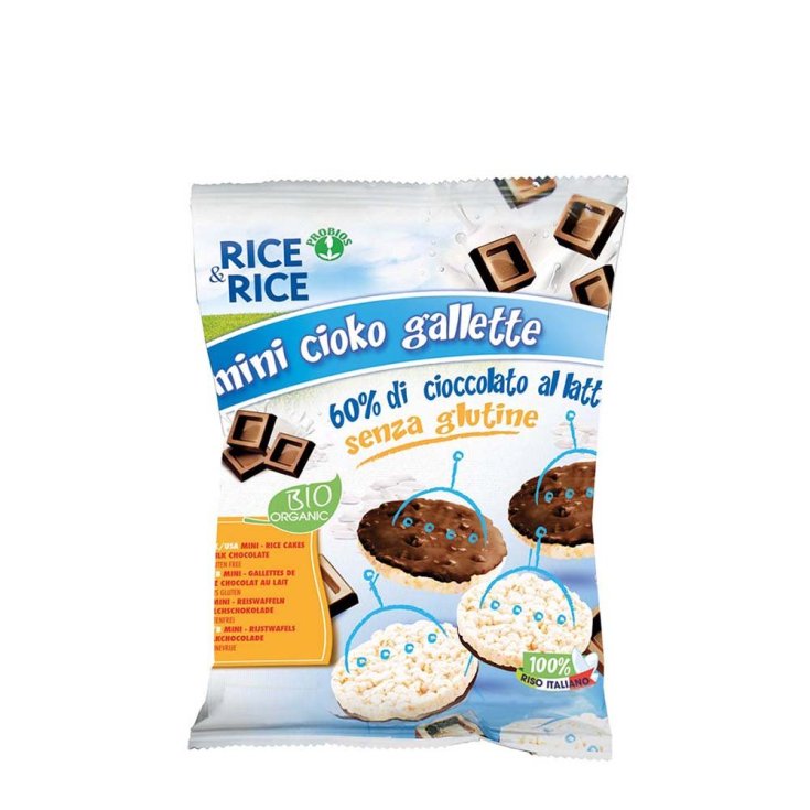 Mini Cioko Gallette con Cioccolato Fondente Rice&Rice 60g