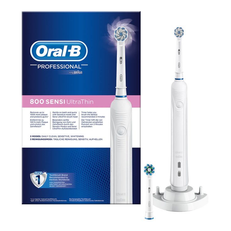 Oral-B® PRO 800 Sensi Ultrathin Spazzolino Elettrico Ricaricabile Braun