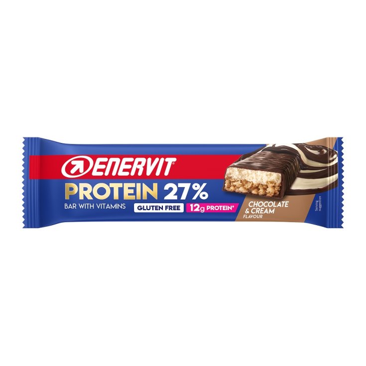 Protein Bar 27% Chocolate & Cream Enervit 45g