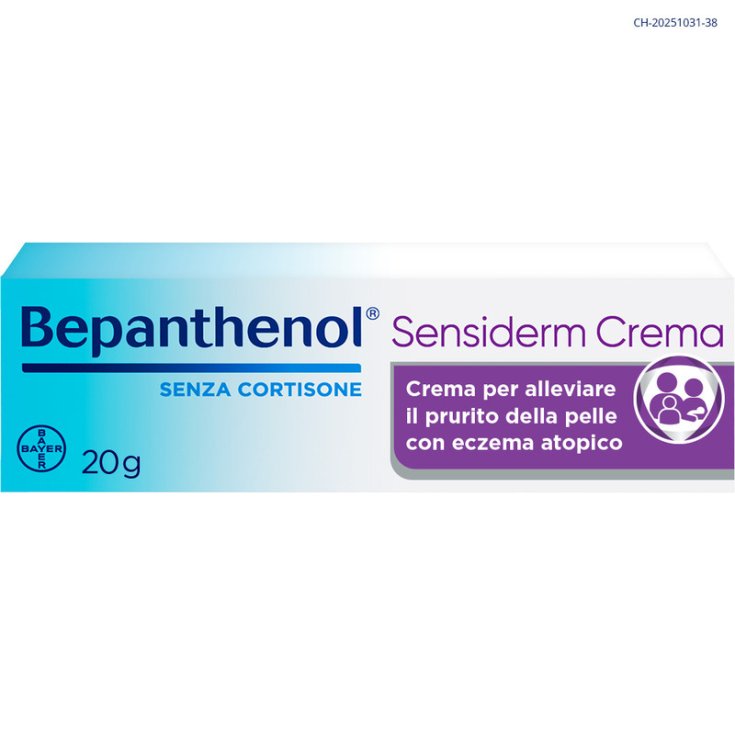 Bepanthenol Sensiderm Crema per Prurito e Pelle Arrossata 20g