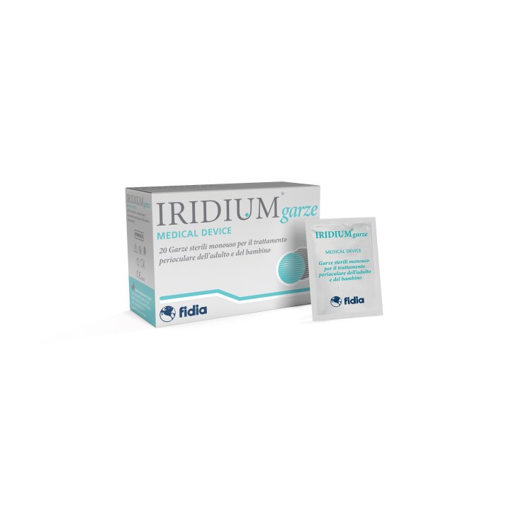 Iridium Garze Oculari Fidia 20 Garze Sterili Monouso