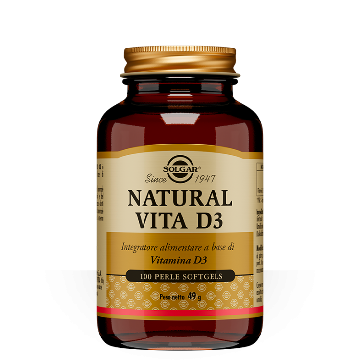 Natural Vita D3 Solgar 100 Perle Softgels