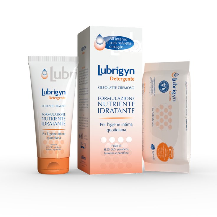 Lubrigyn Cofanetto Detergente + Salviette Igiene Intima UNIDERM