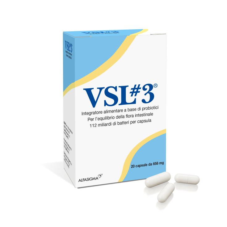 Vsl3 Integratore Alimentare Probiotico 20 Capsule Vsl3 Integratore Alimentare Probiotico 20 Capsule