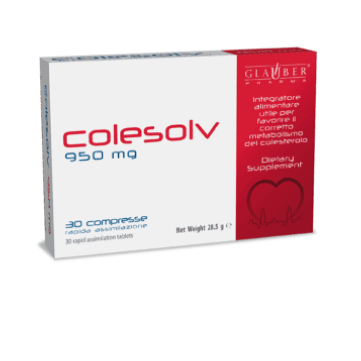 Colesolv 950mg Glauber Pharma 30 Compresse