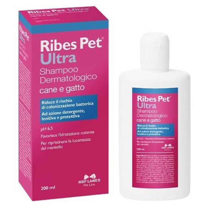 Ribes Pet Ultra Shampoo Dermatologico NBF Lanes 200ml