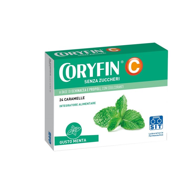 Coryfin C Senza Zuccheri Mentolo SIT Laboratorio Farmaceutico 24 Caramelle