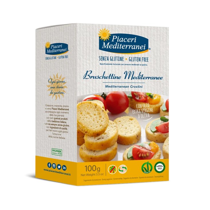 Bruschettine Mediterranee Piaceri Mediterranei 100g