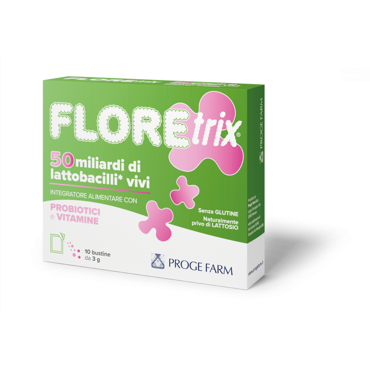Floretrix&reg; 50 Miliardi Proge Farm&reg; 10 Bustine Da 3g