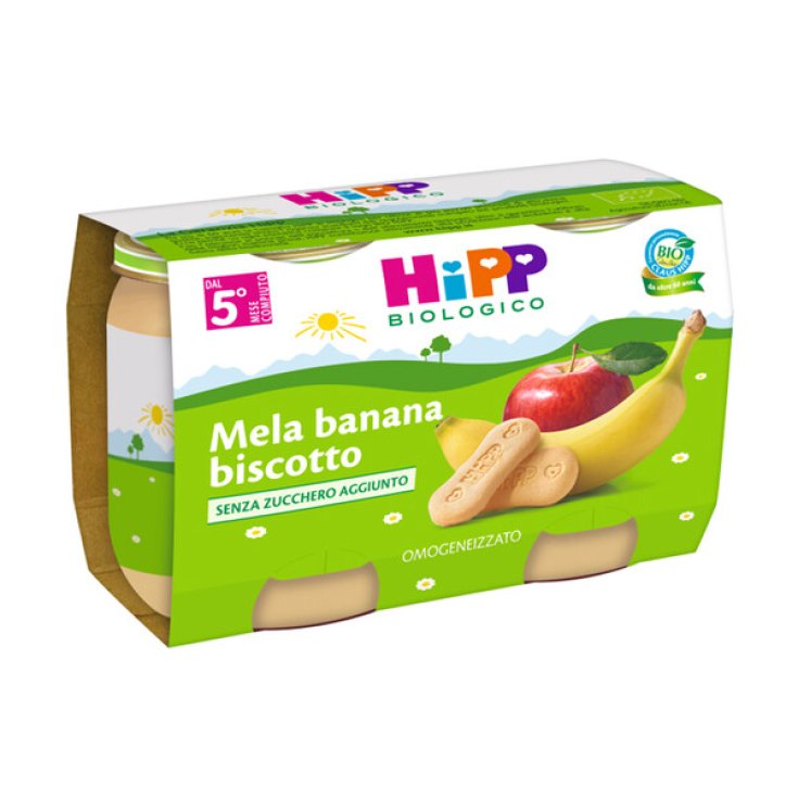 Mela Banana Biscotto HiPP Biologico 2x125g