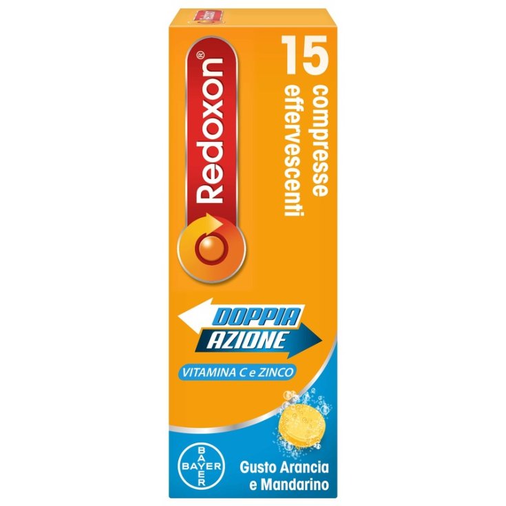 Redoxon Doppia Azione Integratore di Vitamina C e Zinco 15 Cpr Eff