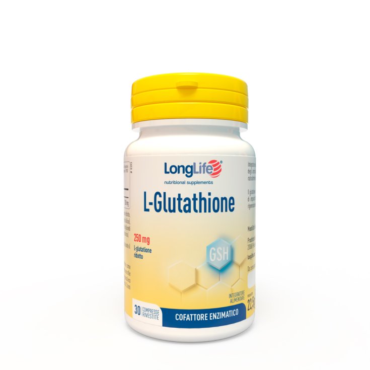 L-Glutathione 250mg LongLife 30 Compresse Rivestite