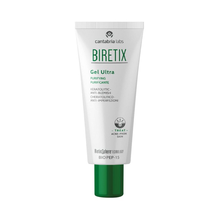 BiRetix Gel Ultra Esfoliante Idratante Lenitivo per Pelli Sensibili a Tendenza Acneica 50ml