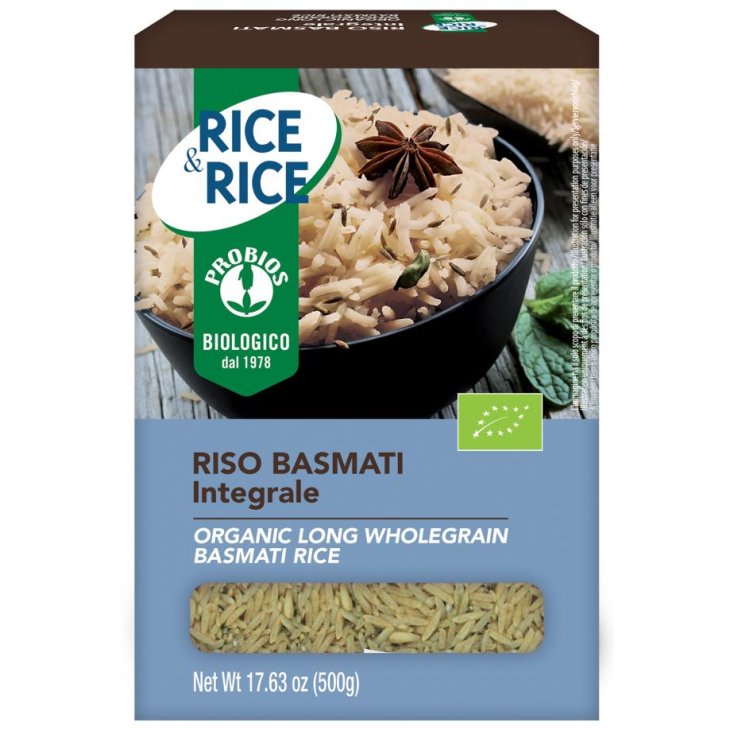 Rice&Rice Riso Basmati Integrale Probios 500g