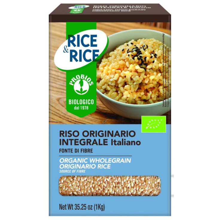 Rice&Rice Riso Originario Tondo Integrale Probios 1kg
