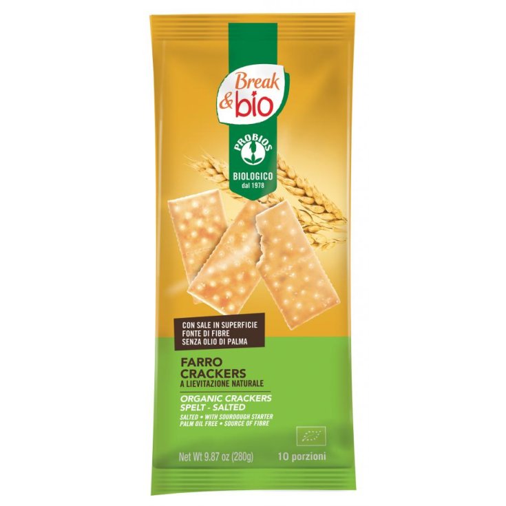 Break&Bio Farro Crackers Probios 10x28g