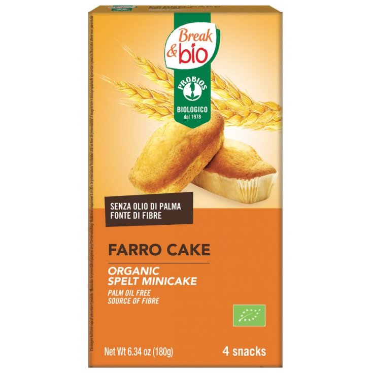 Brea&Bio Farro Cake Naturale Probios 4x45g