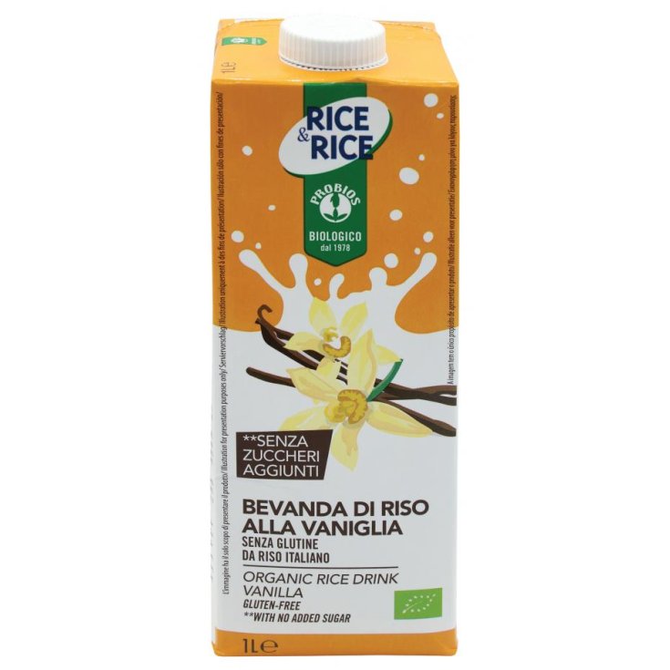 Rice&Rice Bevanda Di Riso Alla Vaniglia Probios 1l