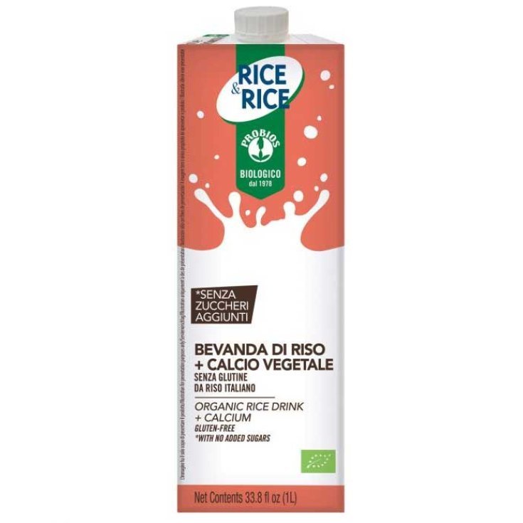 Rice&Rice Bevanda Di Riso Con Calcio Probios 1l