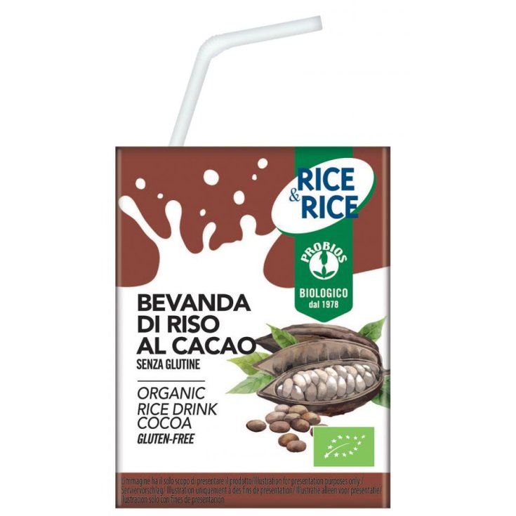 Rice&Rice Bevanda Di Riso Al Cacao Probios 200ml