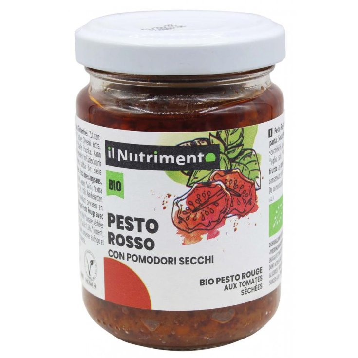 Pesto Rosso Ai Pomodori Secchi Il Nutrimento Bio 130g