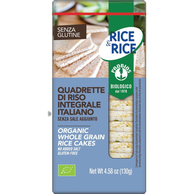 Quadrette di Riso Integrale Rice&Rice 130g