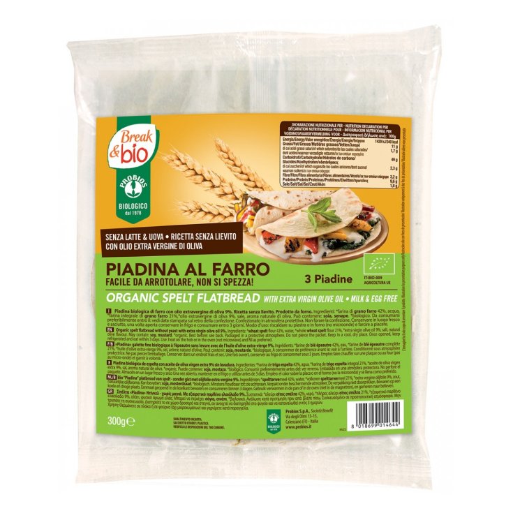 Breack&Bio Piadina Al Farro Probios 300g