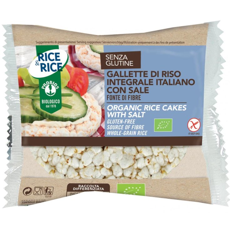 Rice&Rice Gallette Di Riso Con Sale Probios Duopack Da 13g