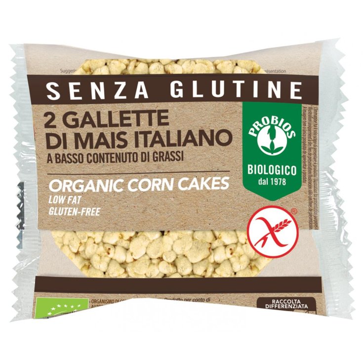 2 Gallette Mais Italiano Con Sale Probios Duopack 13g