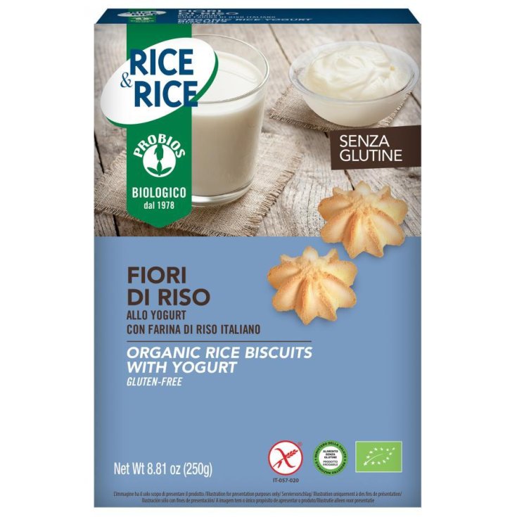 Rice&Rice Fiori Di Riso Allo Yogurt Probios 250g