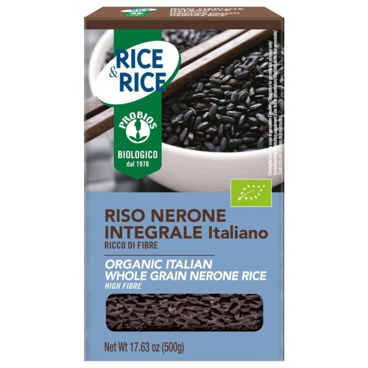 Rice&Rice Riso Nerone Integrale Italiano Probios 500g