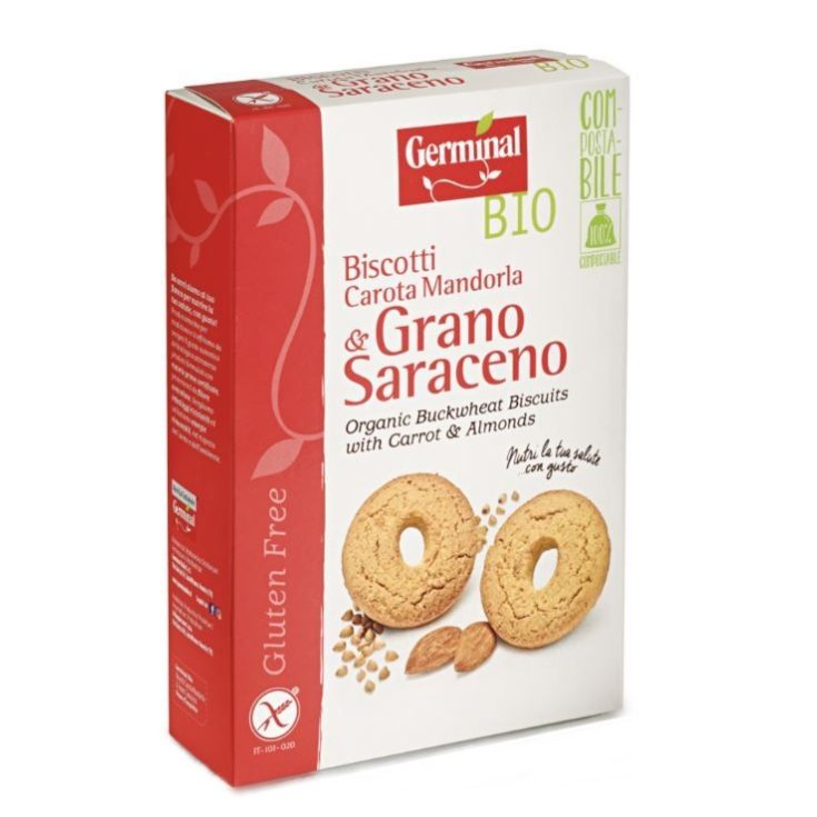 Biscotti Carota E Madorla Grano Saraceno Germinal Bio 250g